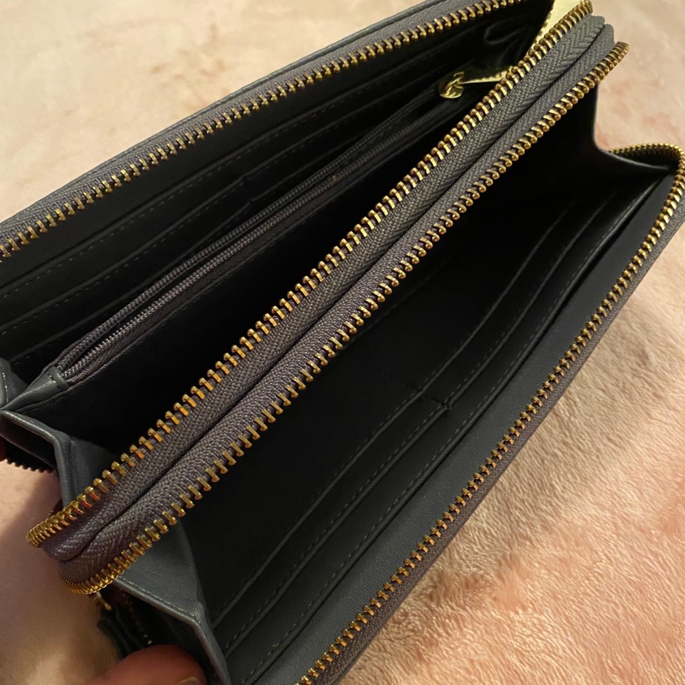 Blue Wristlet Wallet